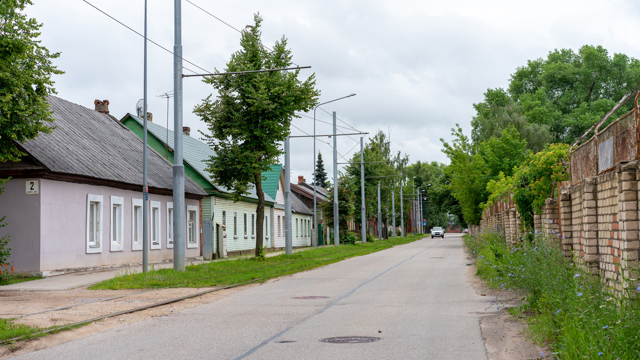 Даугавпилс — Трамвайные линии и инфраструктура