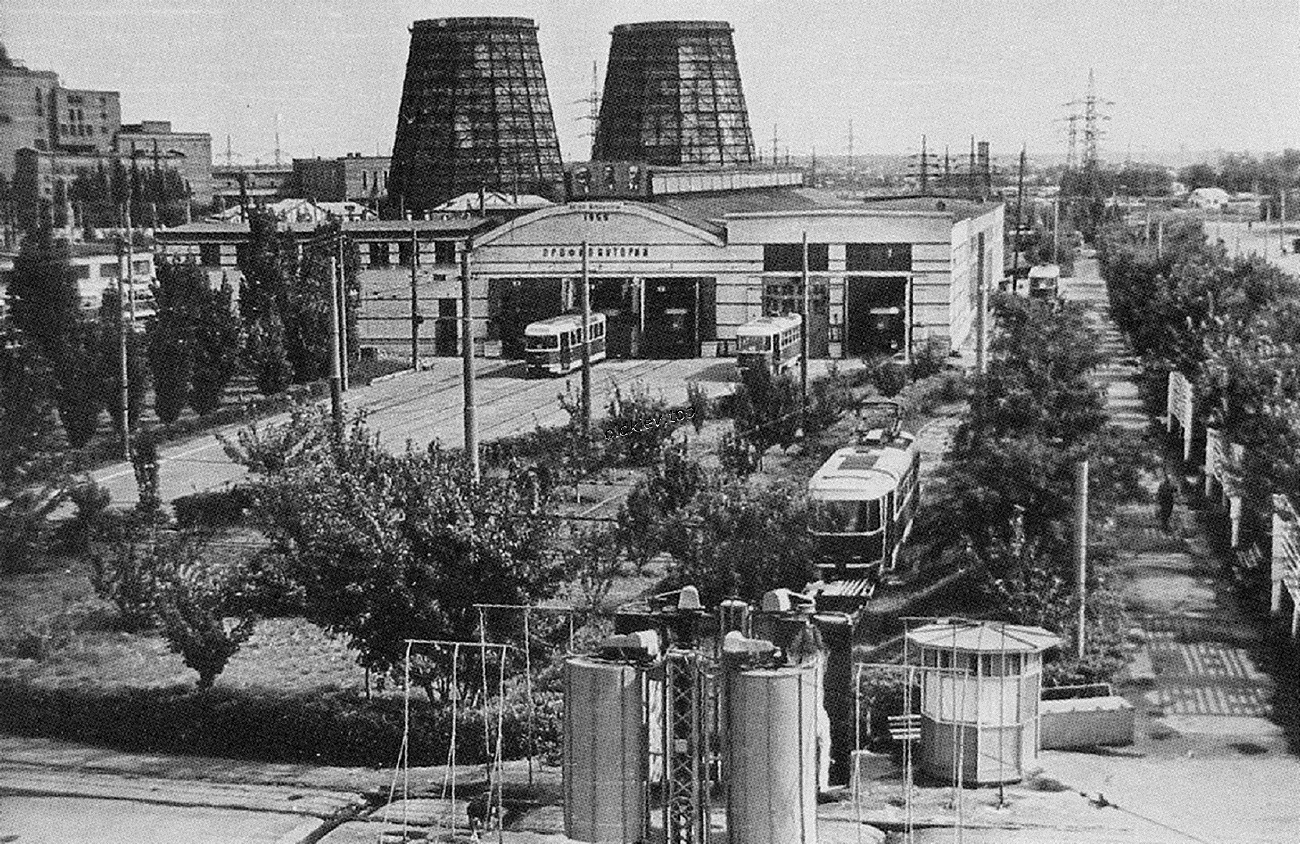 Киев — Исторические фотографии; Киев — Трамвайные депо: Дарницкое