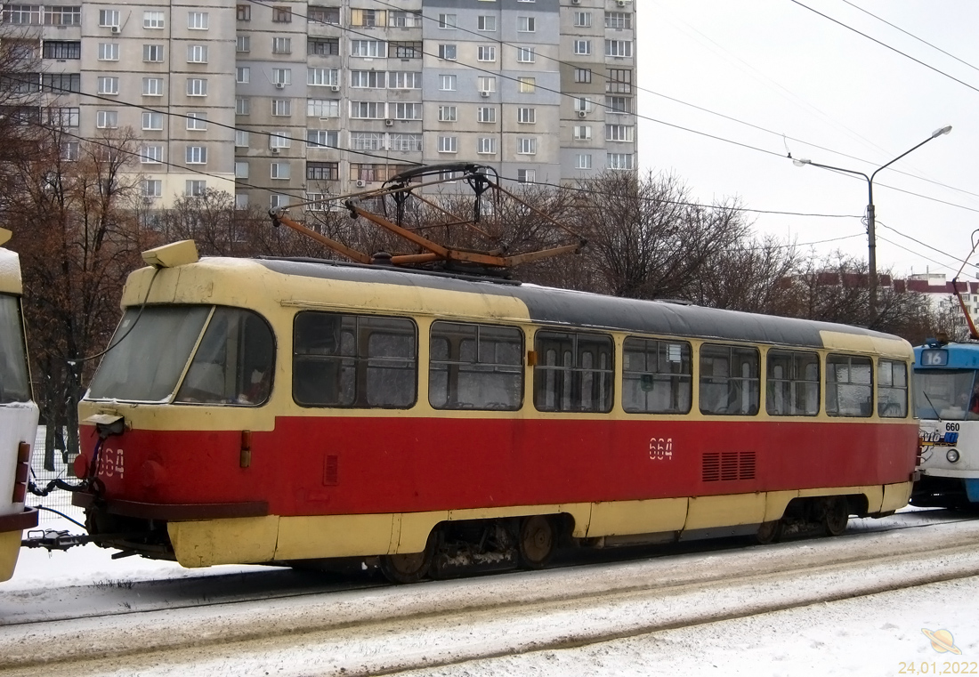 Харьков, Tatra T3SU № 664 Харьков, Tatra T3SU № 664
