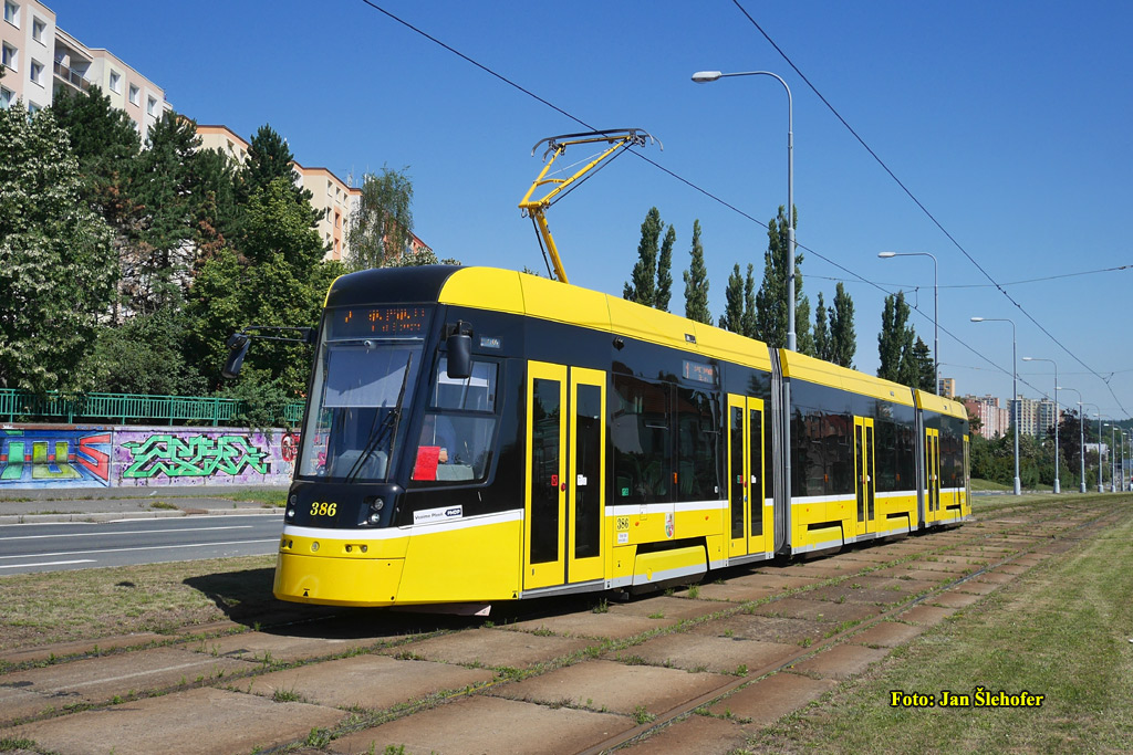 Пльзень, Škoda 40T ForCity Smart № 386