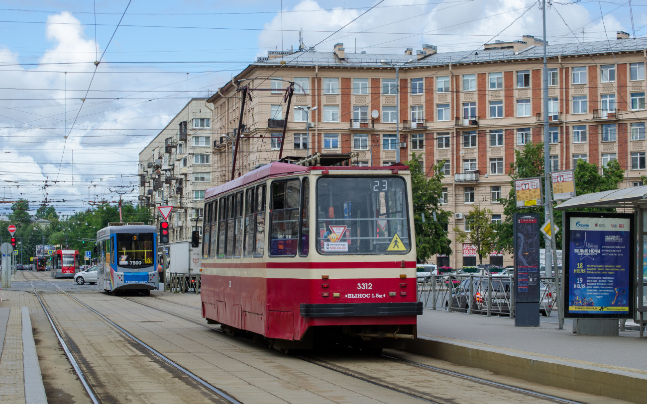 Санкт-Пецярбург, 71-134А (ЛМ-99АВ) № 3312