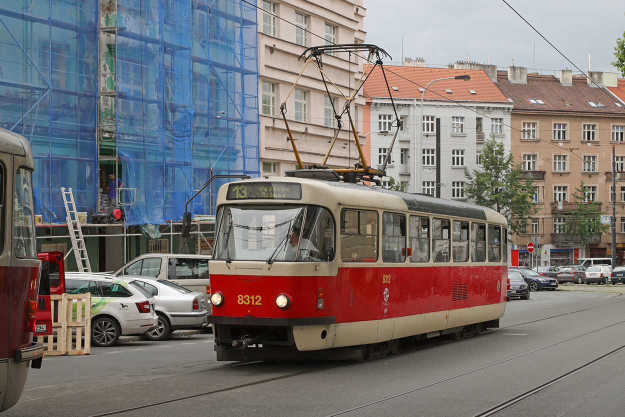 Прага, Tatra T3R.P № 8312