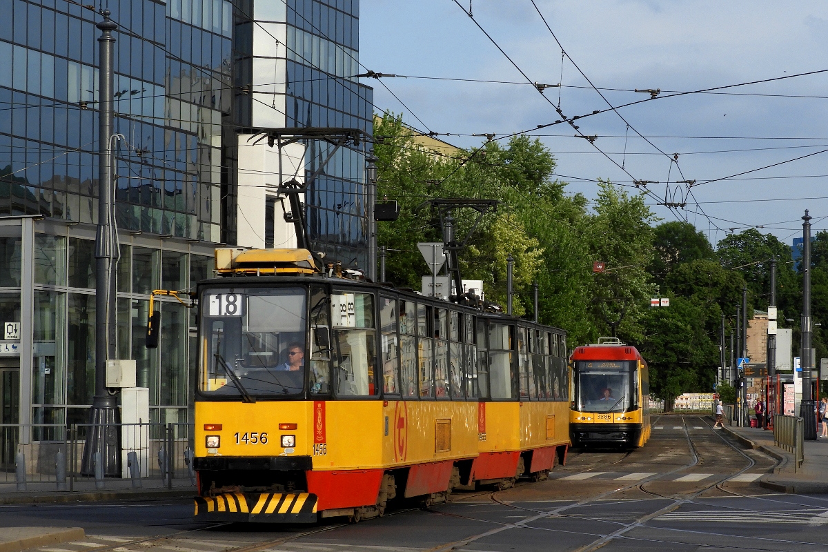 Варшава, Konstal 105Nf № 1456