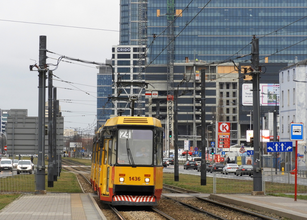 Варшава, Konstal 105Nf № 1436
