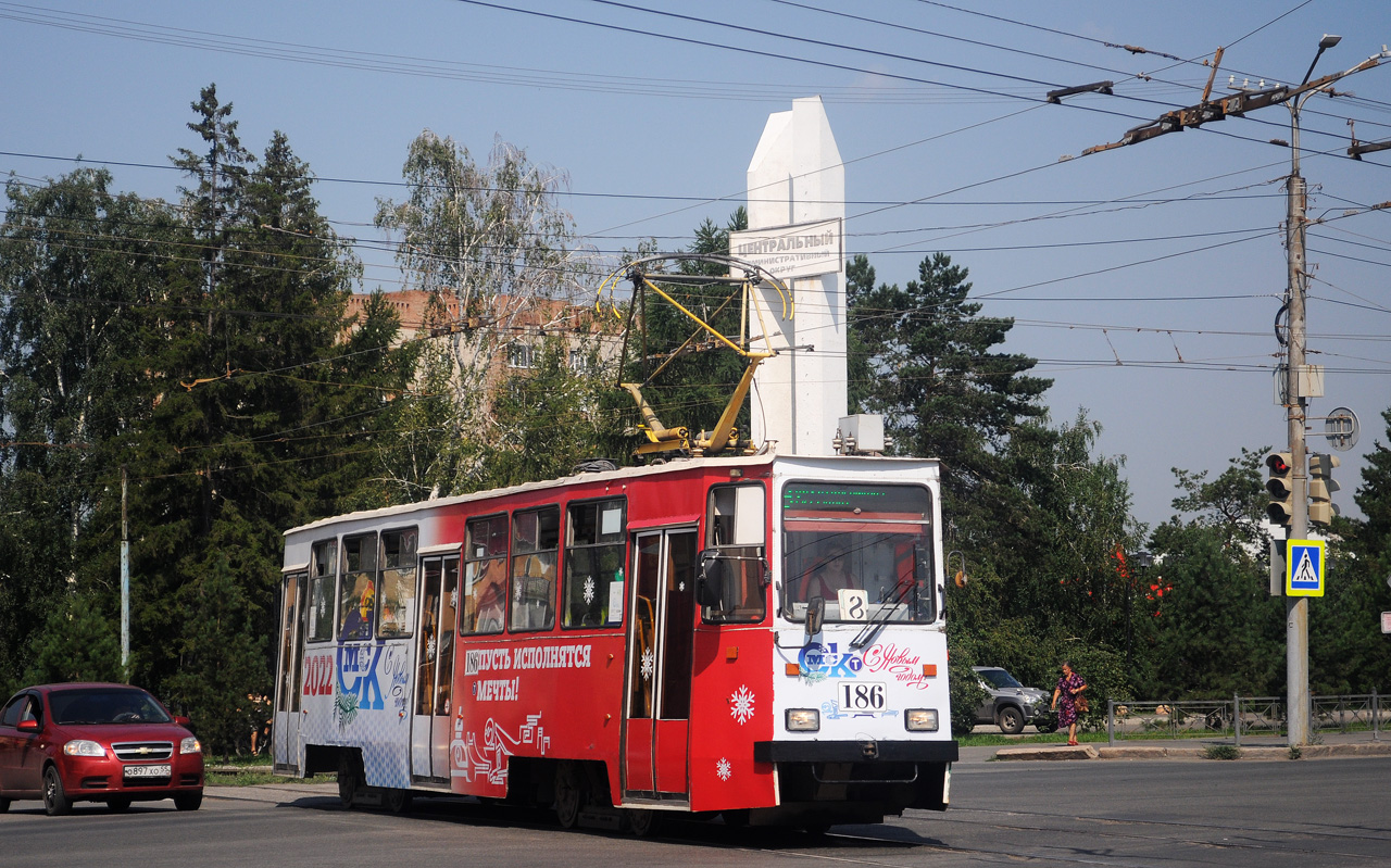 Омск, 71-605ЭП № 186