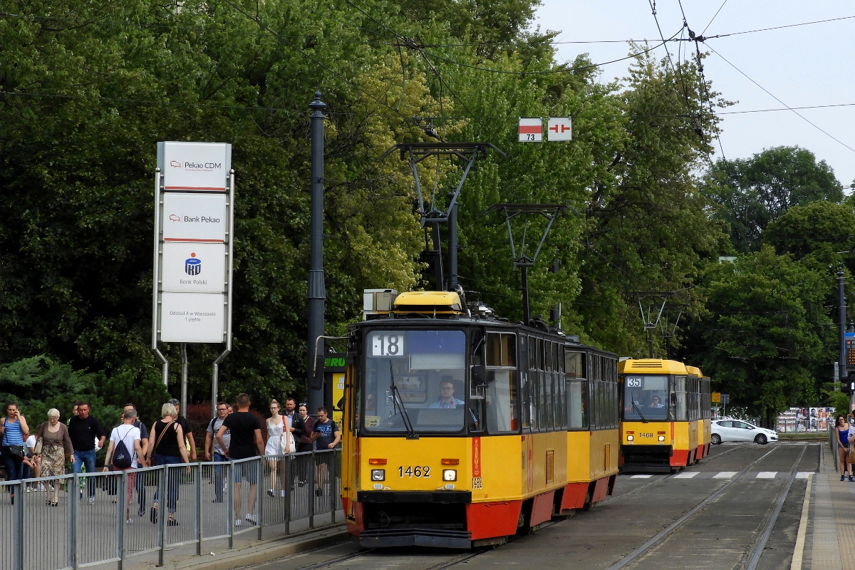 Варшава, Konstal 105Nm № 1462
