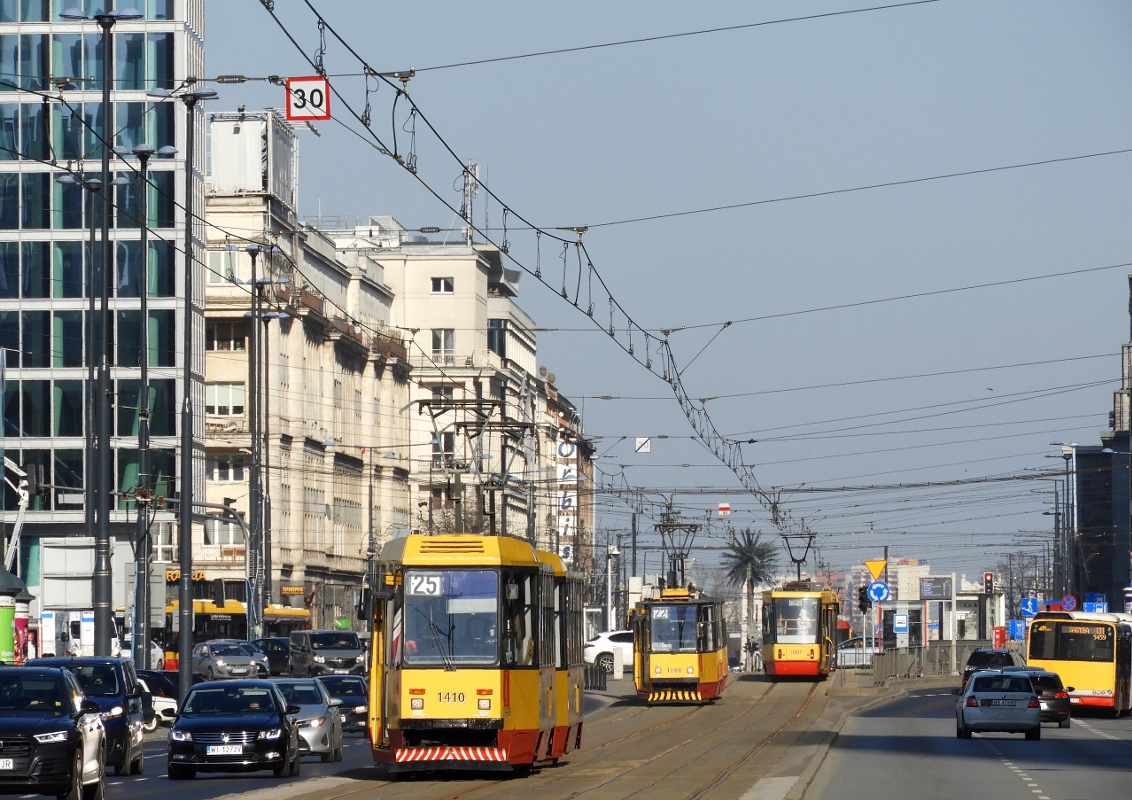 Варшава, Konstal 105Ne № 1410