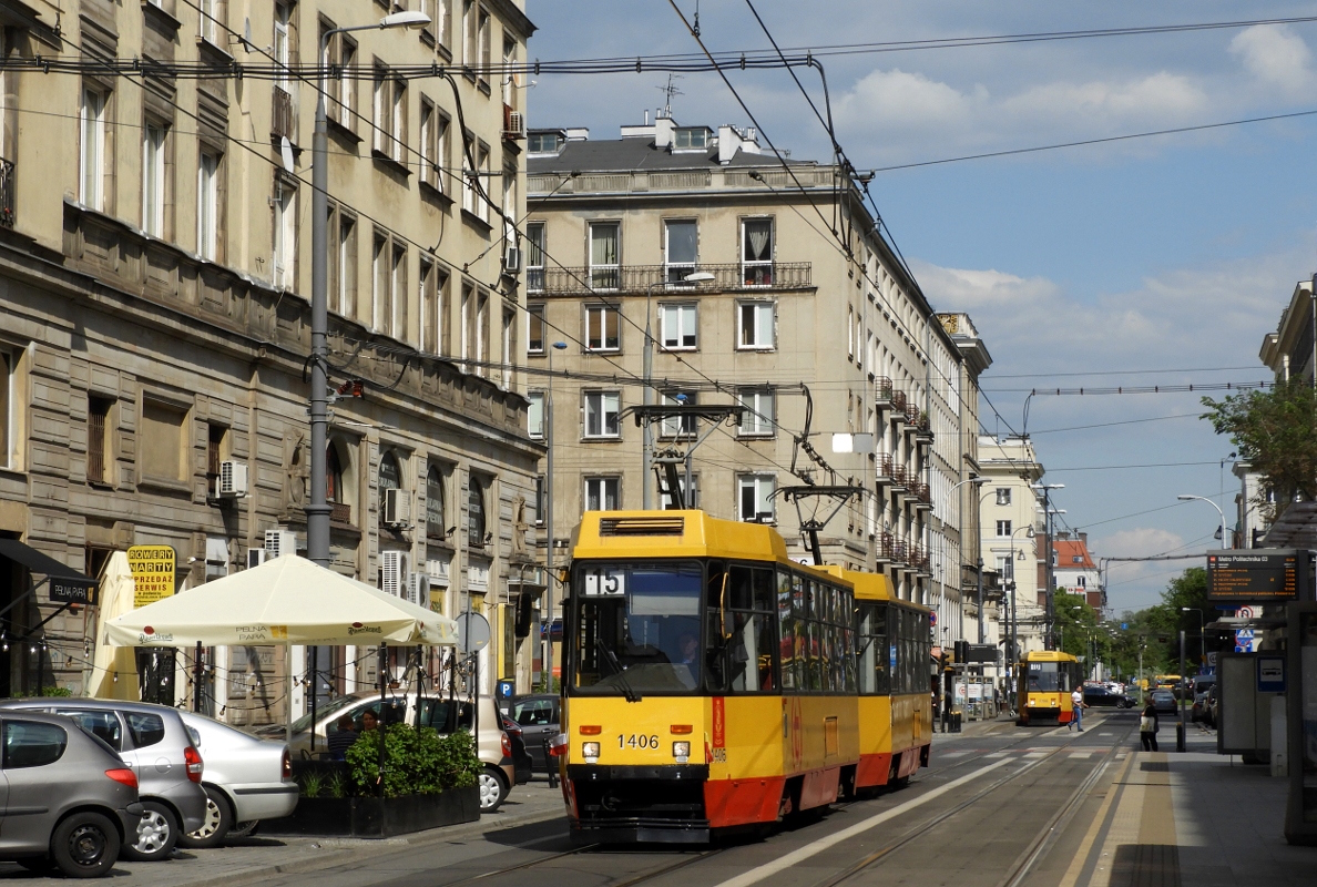 Warsaw, Konstal 105Ne Br. 1406