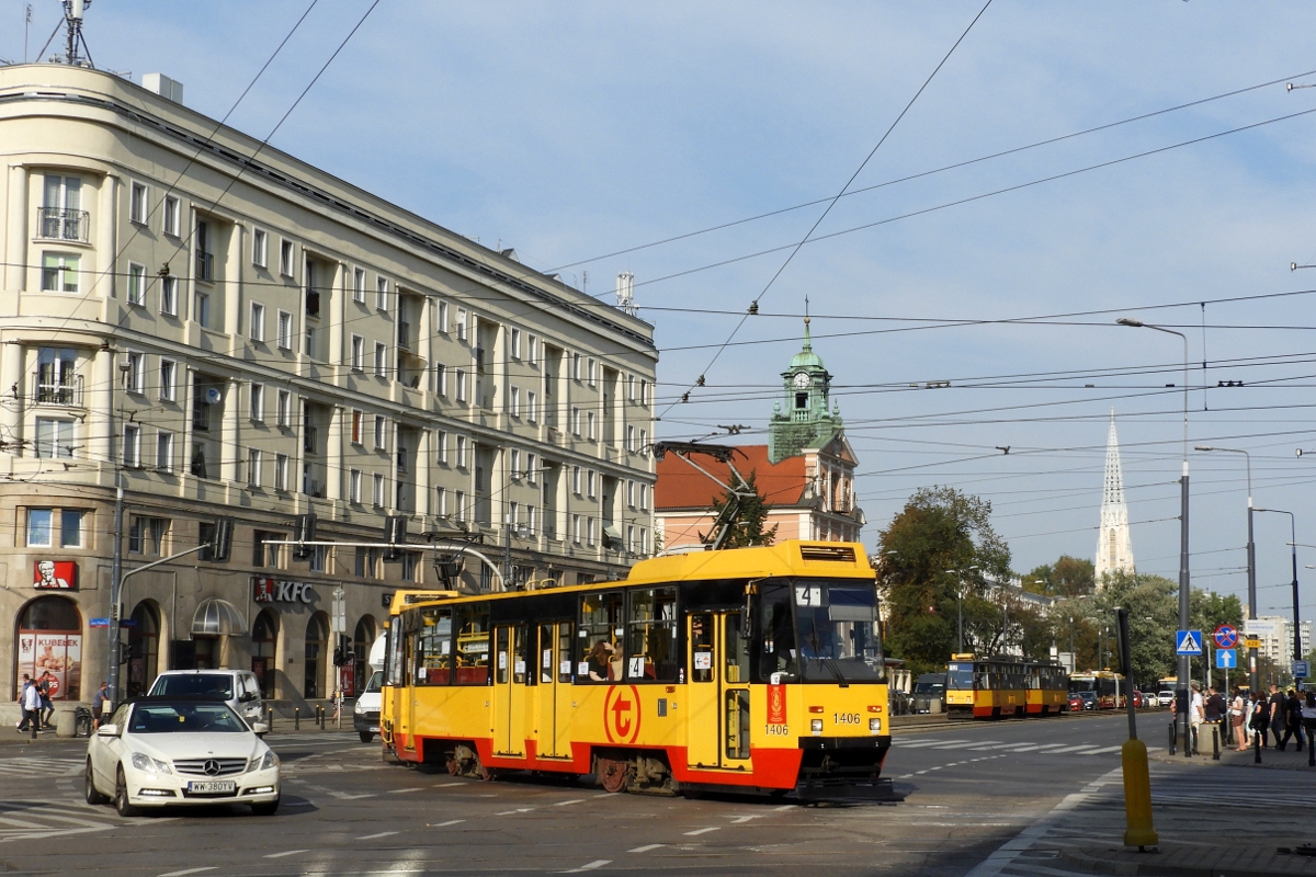 Варшава, Konstal 105Ne № 1406