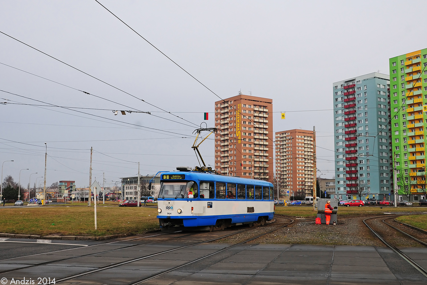 Острава, Tatra T3R.P № 964