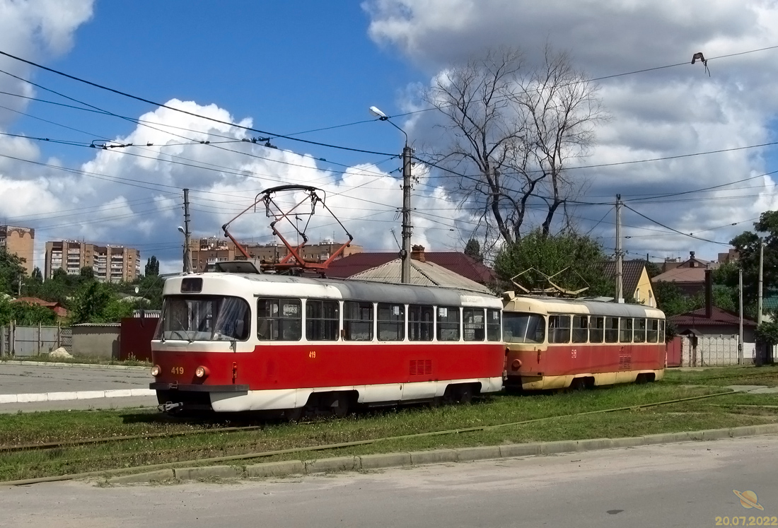 Харьков, Tatra T3SUCS № 419