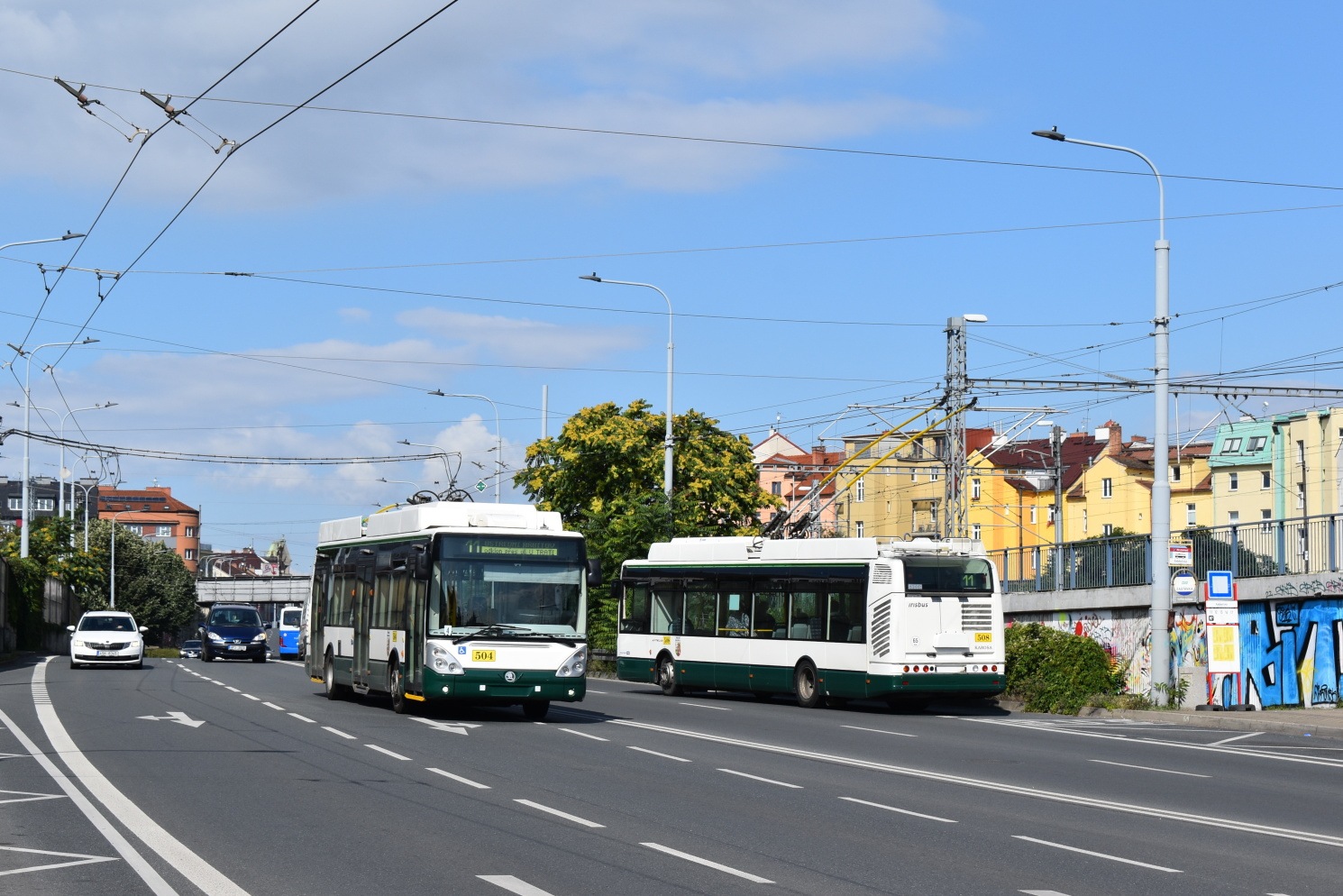 Пльзень, Škoda 24Tr Irisbus Citelis № 504; Пльзень, Škoda 24Tr Irisbus Citelis № 508