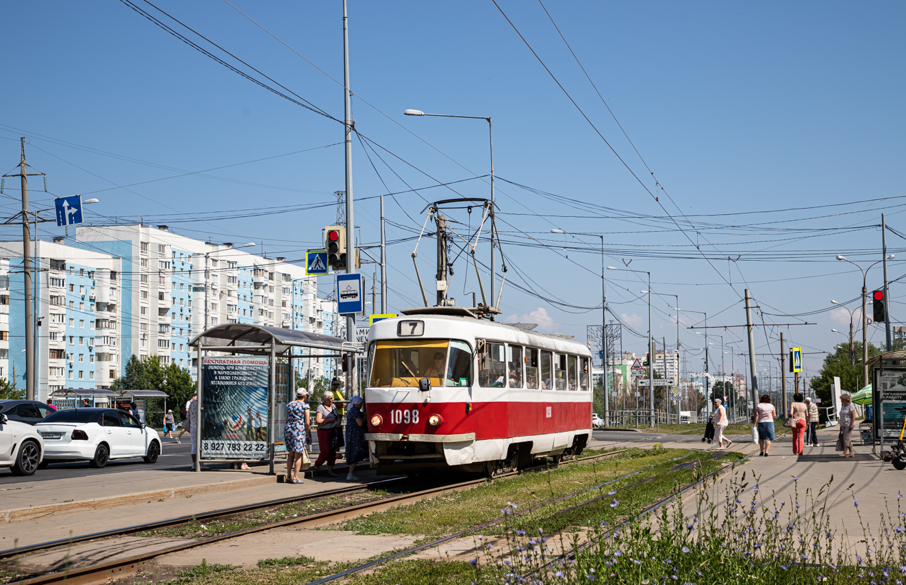 Самара, Tatra T3SU (двухдверная) № 1098