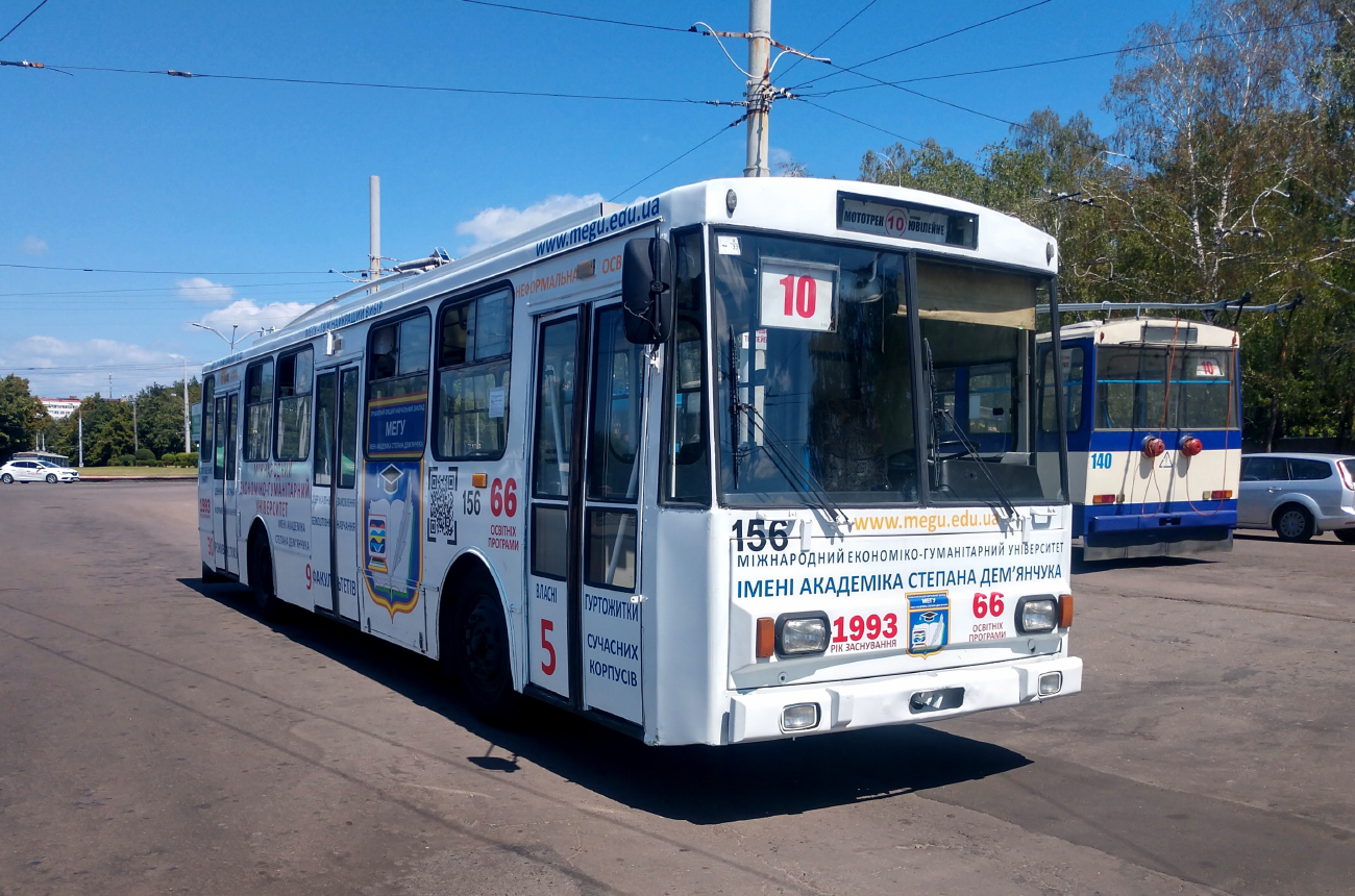 Ровно, Škoda 14Tr08/6 № 156