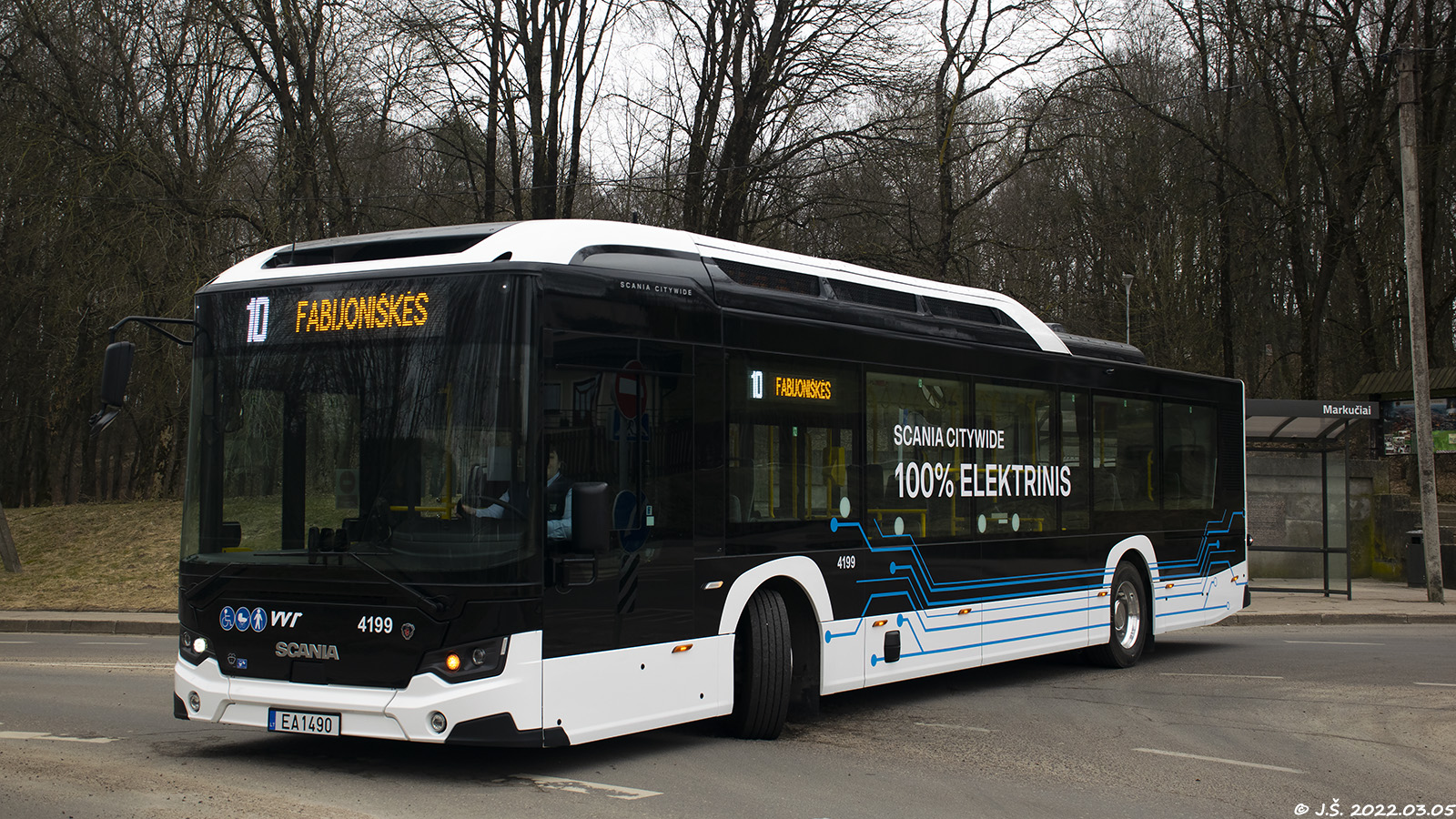 Vilnius, Scania Citywide LF II 12.1 Br. 4199