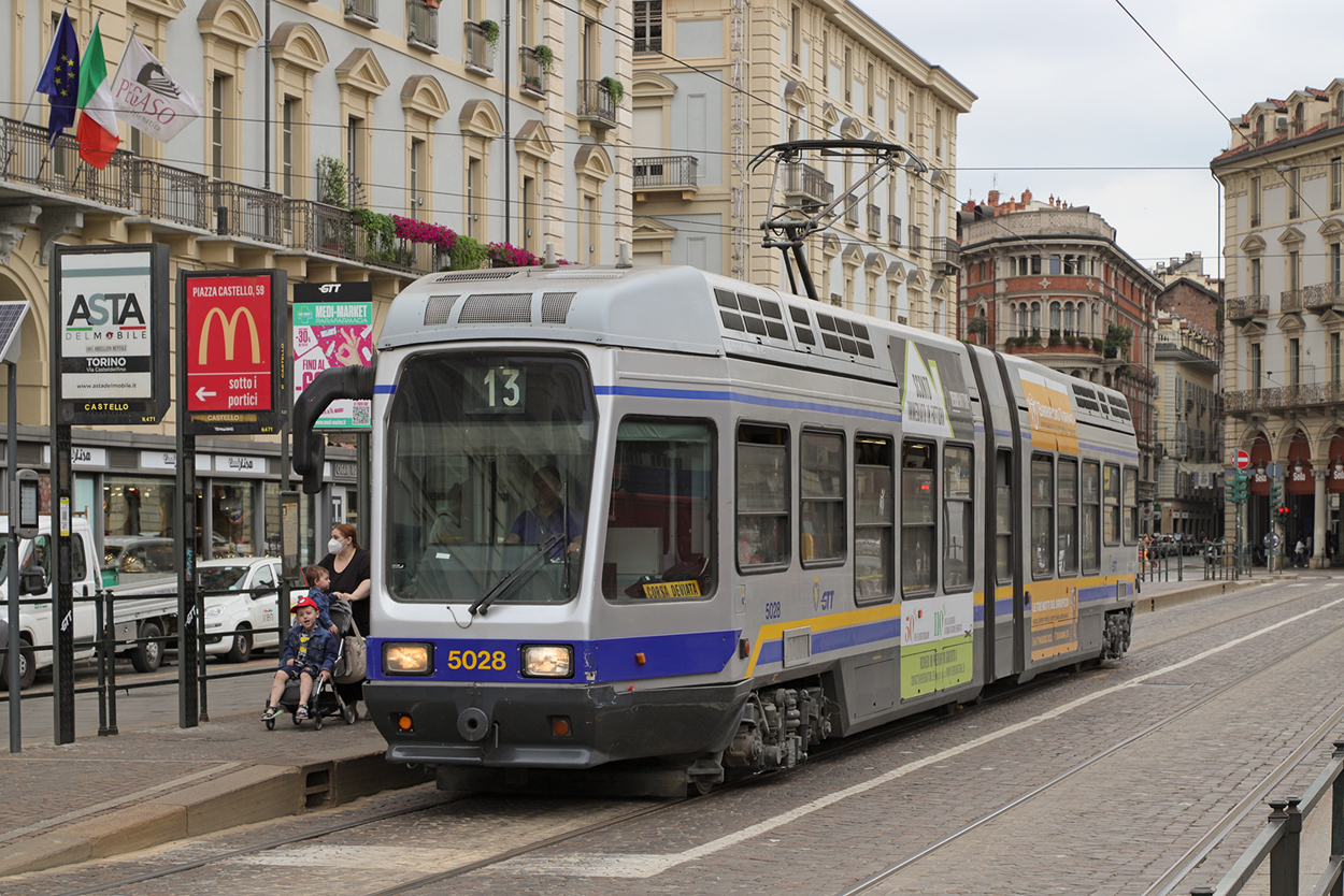 Турин, GTT series 5000 № 5028 Турин, GTT series 5000 № 5028