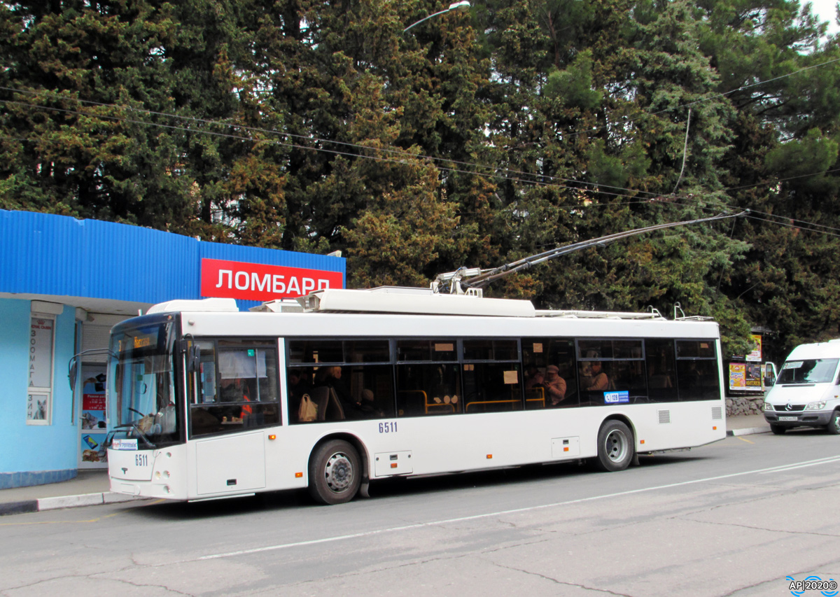 Крымский троллейбус, СВАРЗ-МАЗ-6275 № 6511
