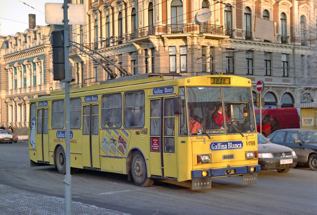 Riga, Škoda 14Tr89/6 N°. 1-1198