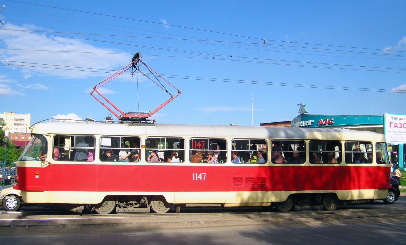 Izhevsk, Tatra T3SU (2-door) Br. 1147