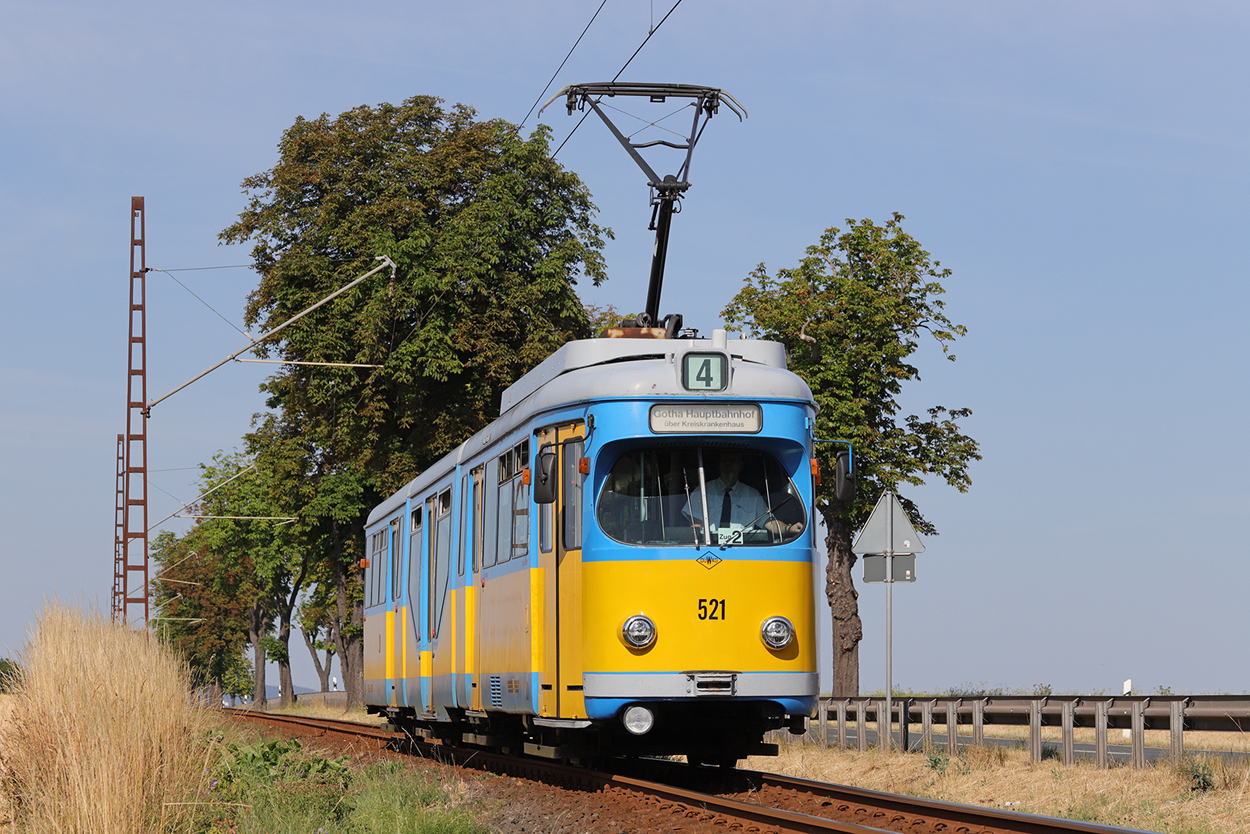 Гота, Duewag GT8NF № 521 Гота, Duewag GT8NF № 521