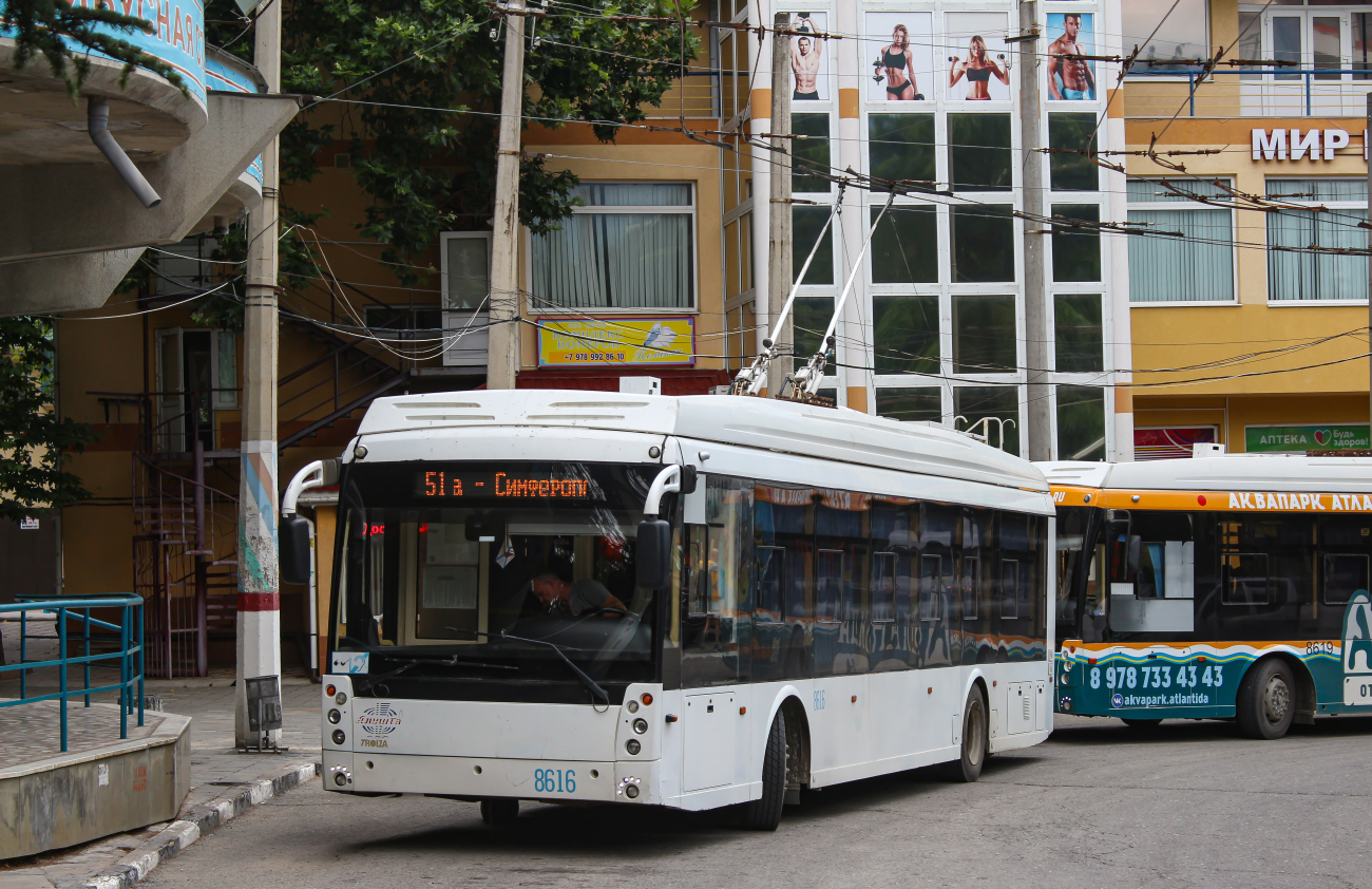 Trolleybus de Crimée, Trolza-5265.05 “Megapolis” N°. 8616