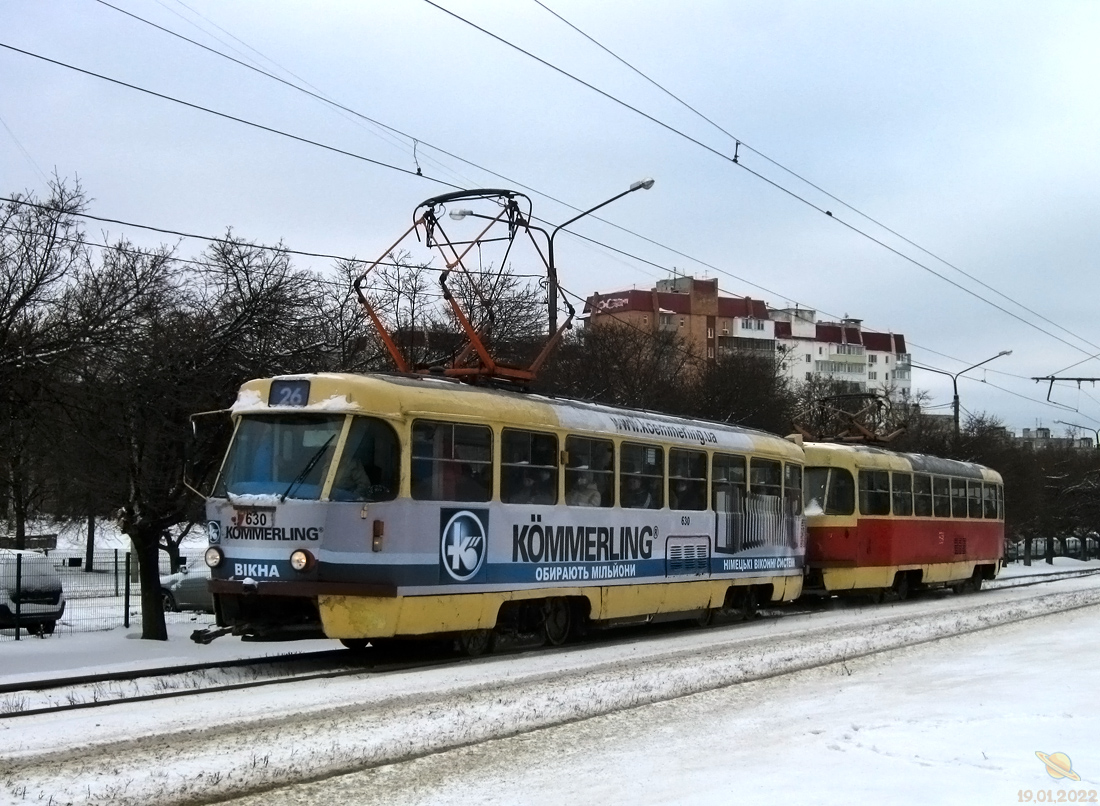 Харьков, Tatra T3SU № 630