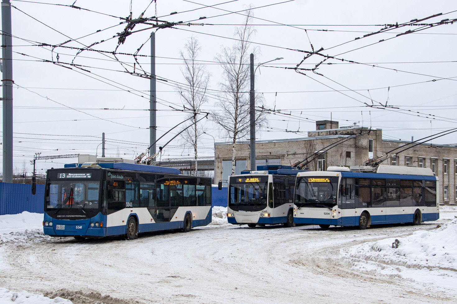Санкт-Петербург, ВМЗ-5298.01 «Авангард» № 5341; Санкт-Петербург, Тролза-5265.00 «Мегаполис» № 5204