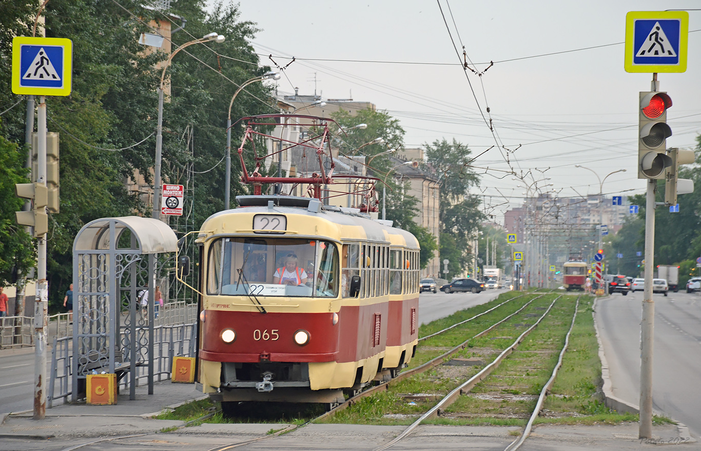 Jekaterinburg, Tatra T3SU (2-door) Nr. 065