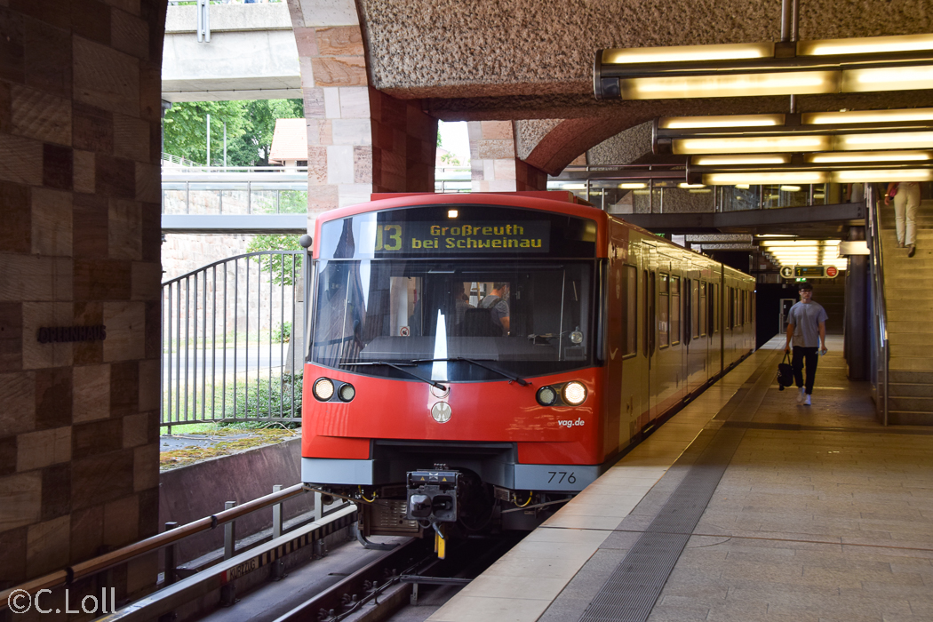 Нюрнберг, VAG-Baureihe DT3-F № 776