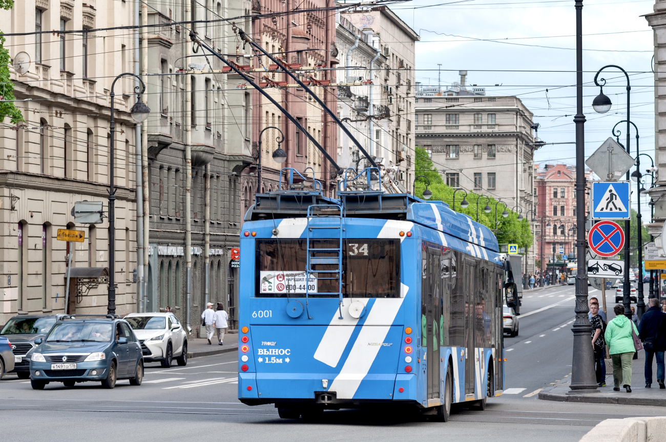 Санкт-Петербург, Тролза-5265.02 «Мегаполис» № 6001