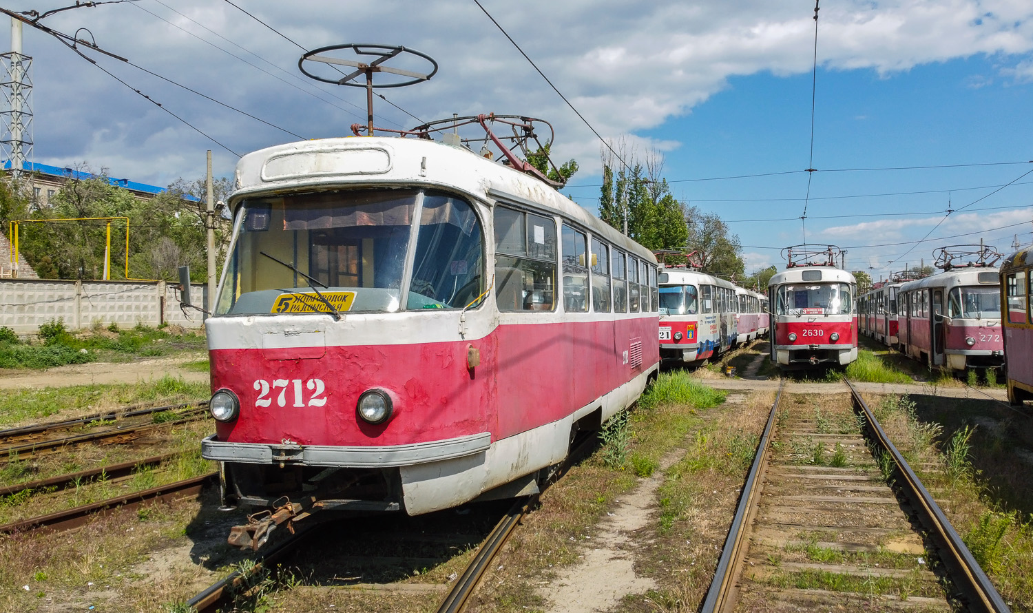Волгоград, Tatra T3SU (двухдверная) № 2712 Волгоград, Tatra T3SU (двухдверная) № 2712