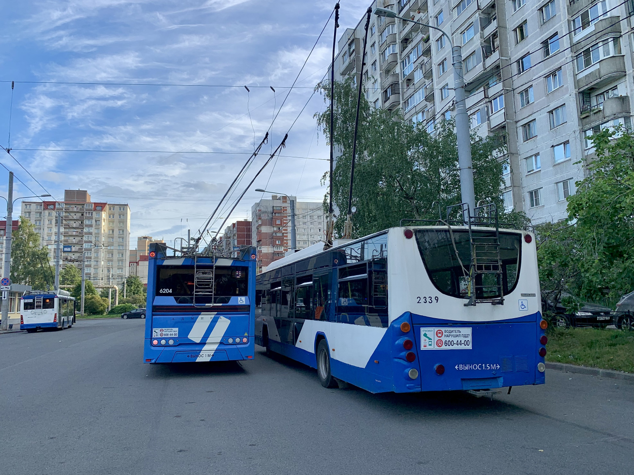 Санкт-Петербург, ПКТС-6281.00 «Адмирал» № 6204; Санкт-Петербург, ВМЗ-5298.01 «Авангард» № 2339