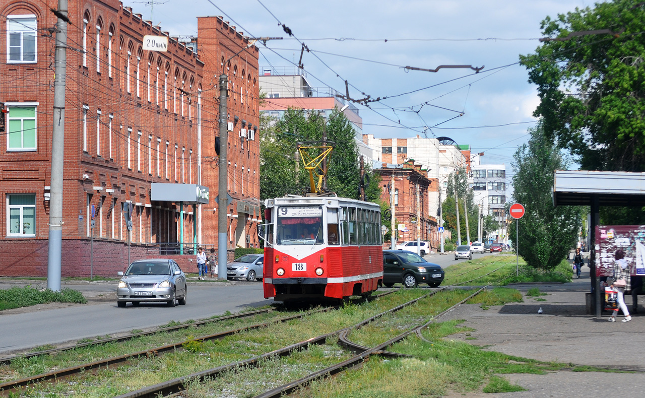 Омск, 71-605 (КТМ-5М3) № 18