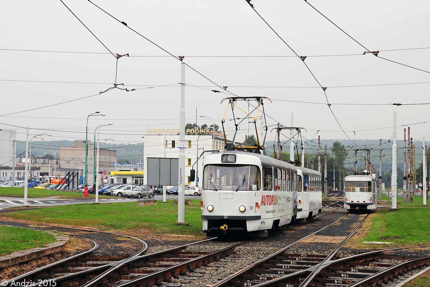 Мост ― Литвинов, Tatra T3M.3 № 302