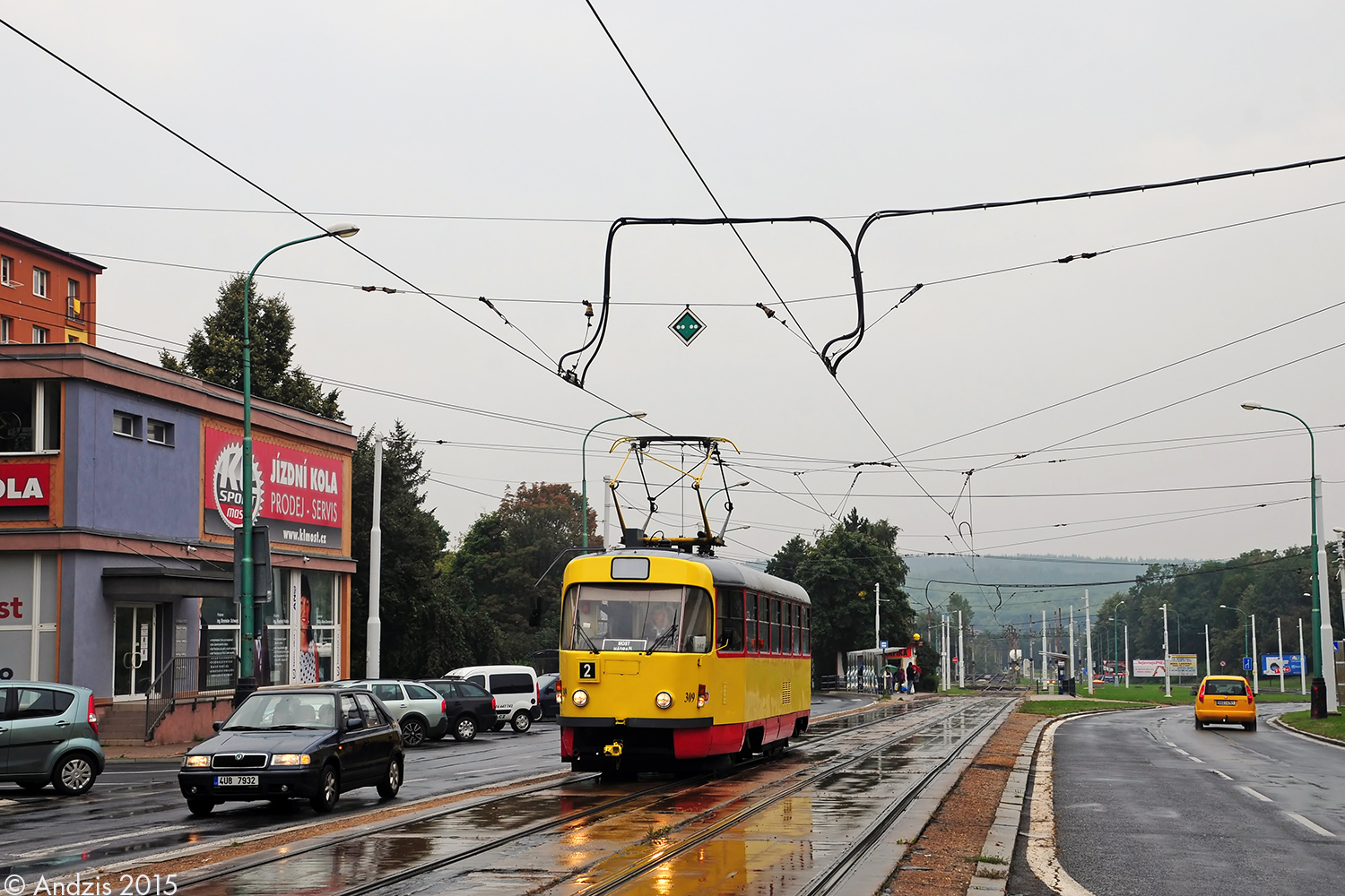 Мост ― Литвинов, Tatra T3M.3 № 309