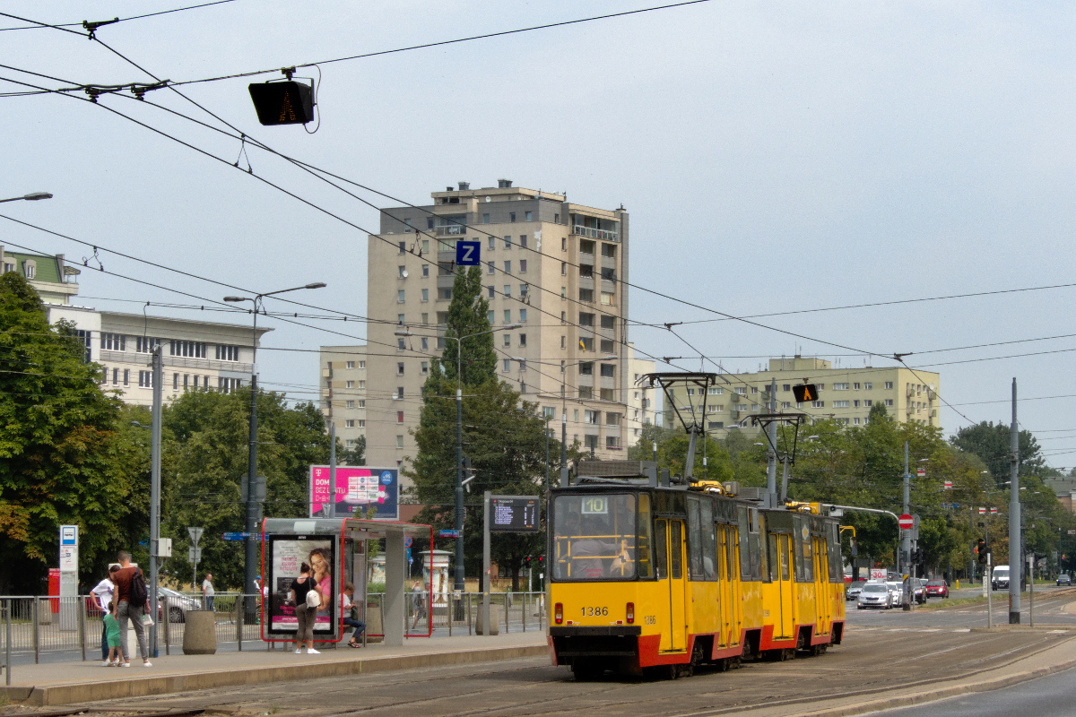 Варшава, Konstal 105Ni № 1386