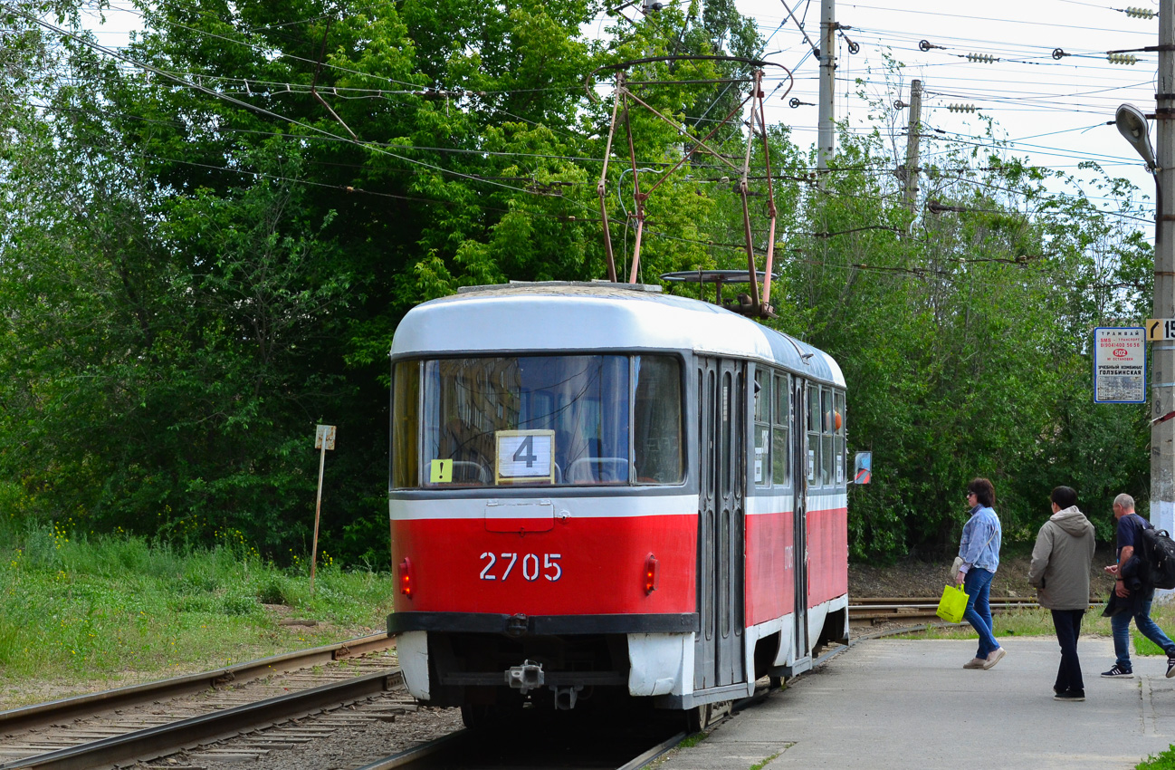 Волгоград, Tatra T3SU № 2705