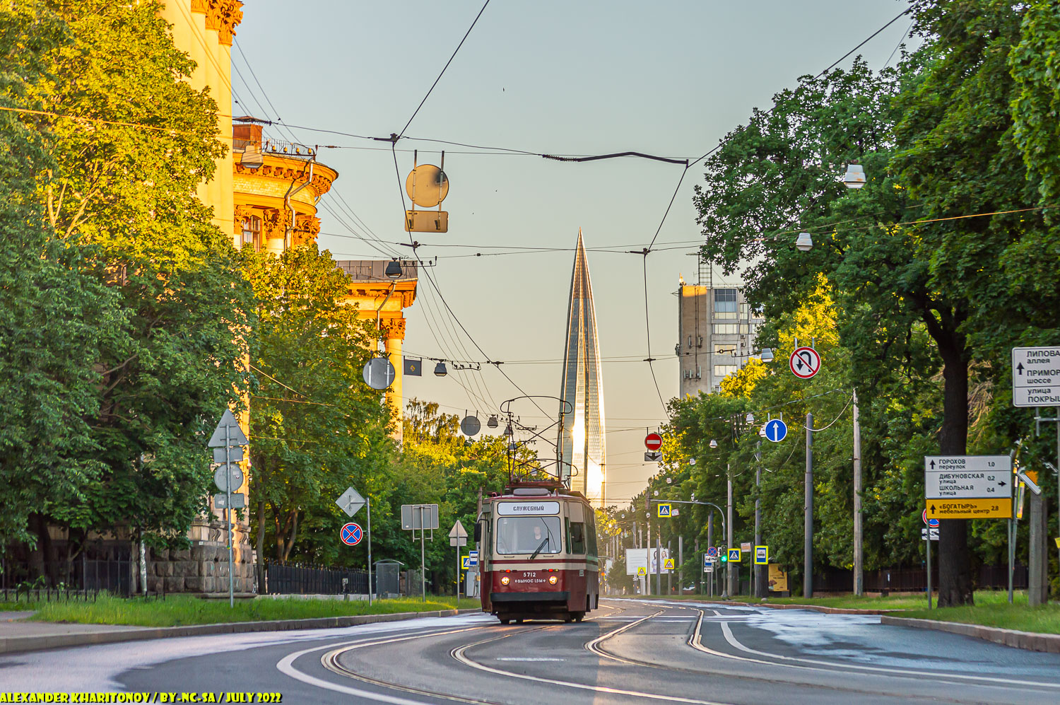 Saint-Petersburg, PR (18M) č. 5712; Saint-Petersburg — Tram lines and infrastructure