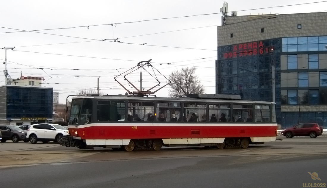 Харьков, Tatra T6A5 № 4519