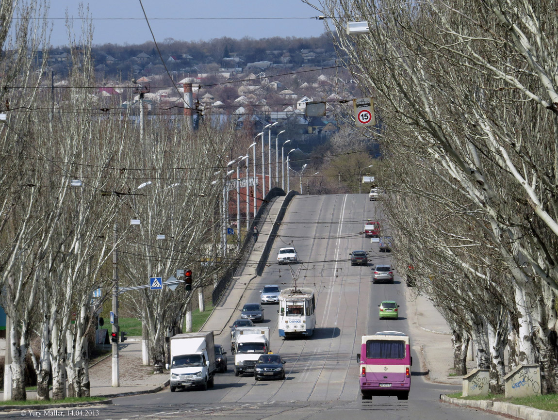 Луганск — Трамвайные линии и инфраструктура