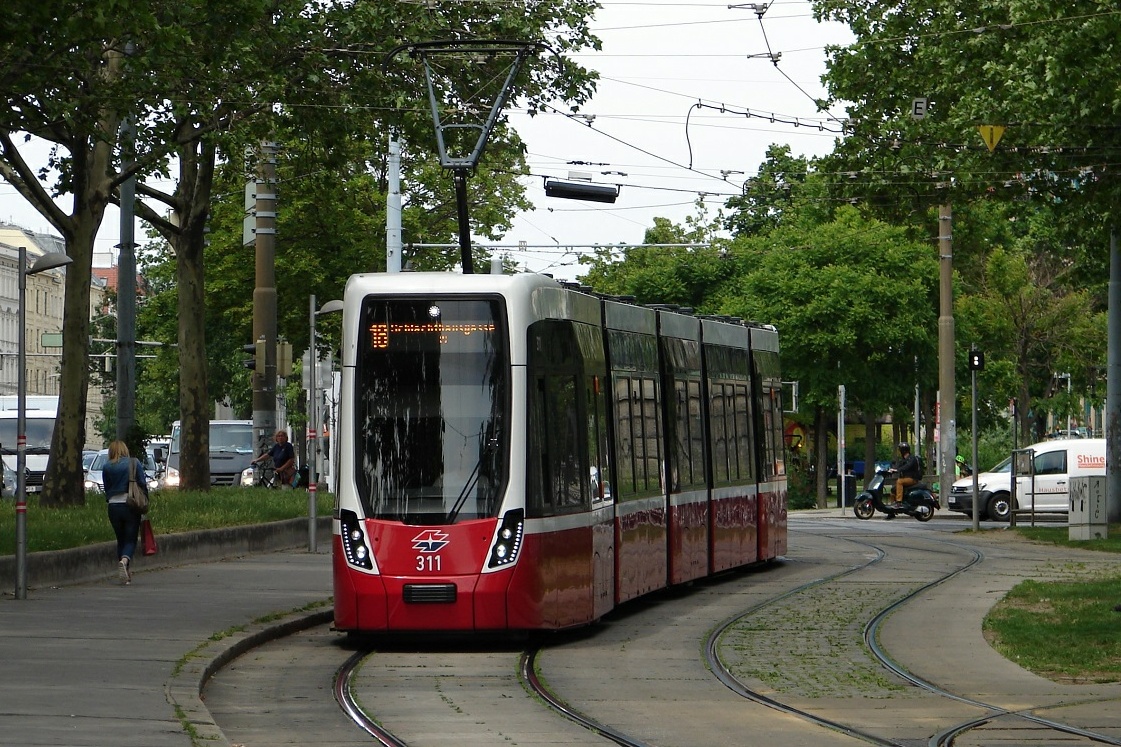 Вена, Bombardier Flexity Wien (Type D) № 311