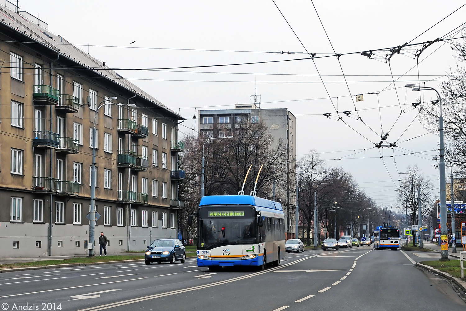 Острава, Solaris Trollino III 12 AC № 3714