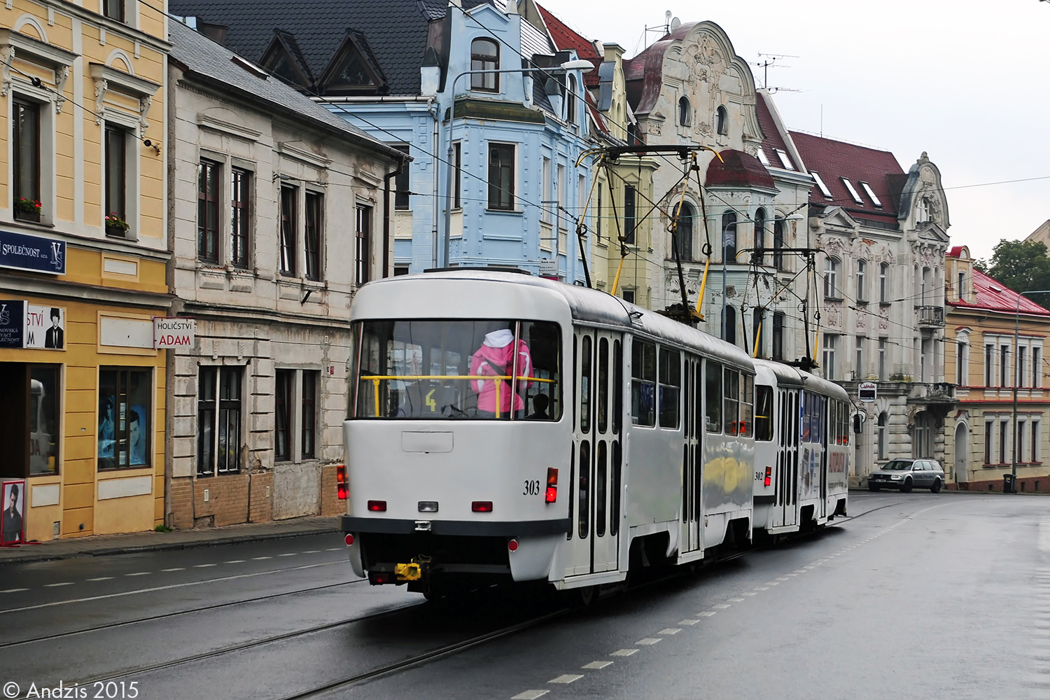 Мост ― Литвинов, Tatra T3M.3 № 303