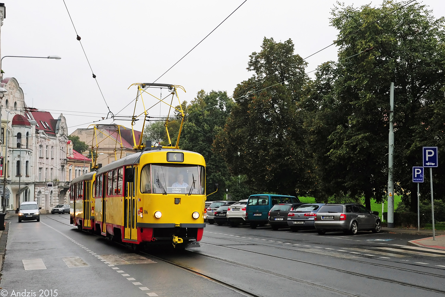 Мост ― Литвинов, Tatra T3M.3 № 306