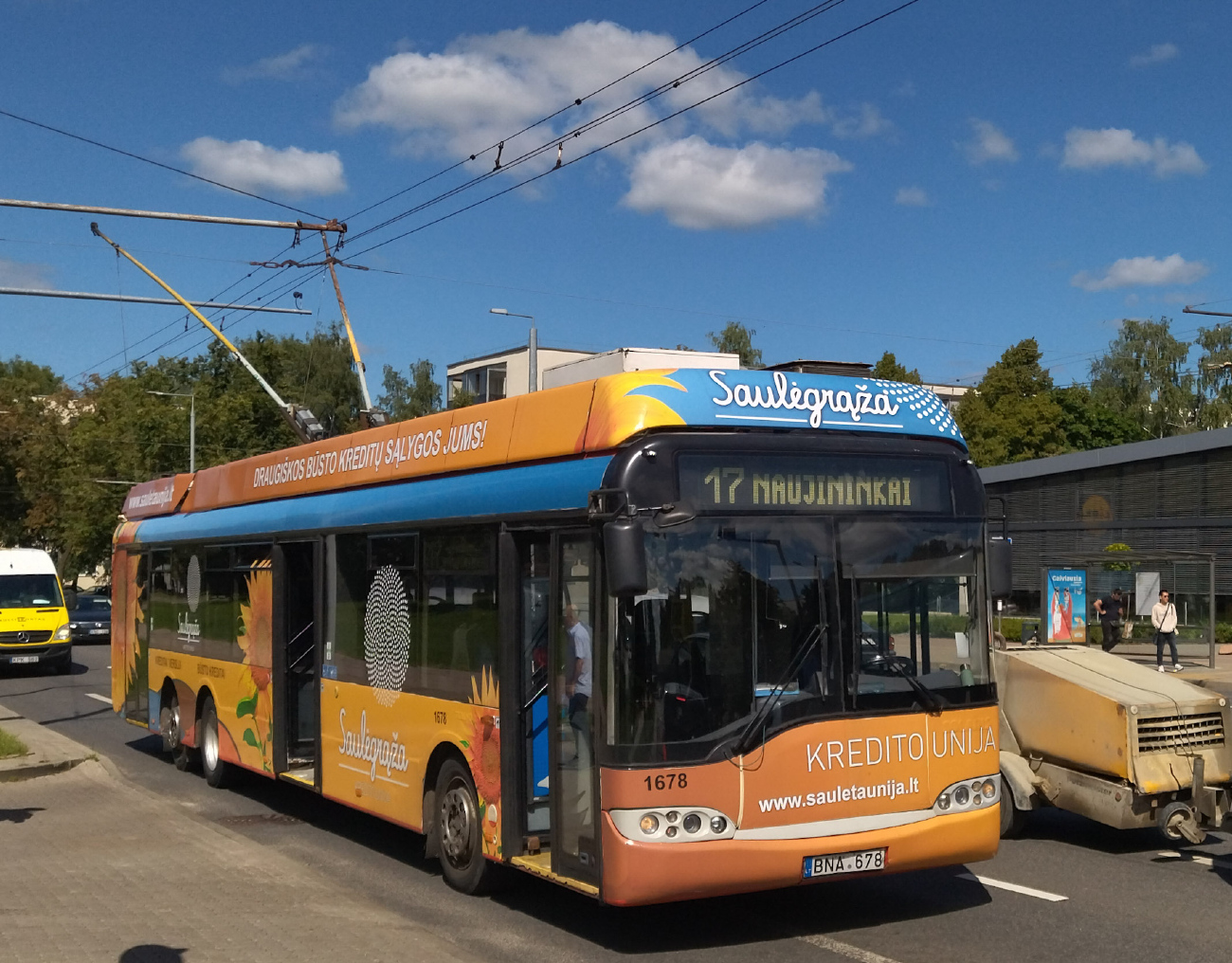 Вильнюс, Solaris Trollino II 15 AC № 1678