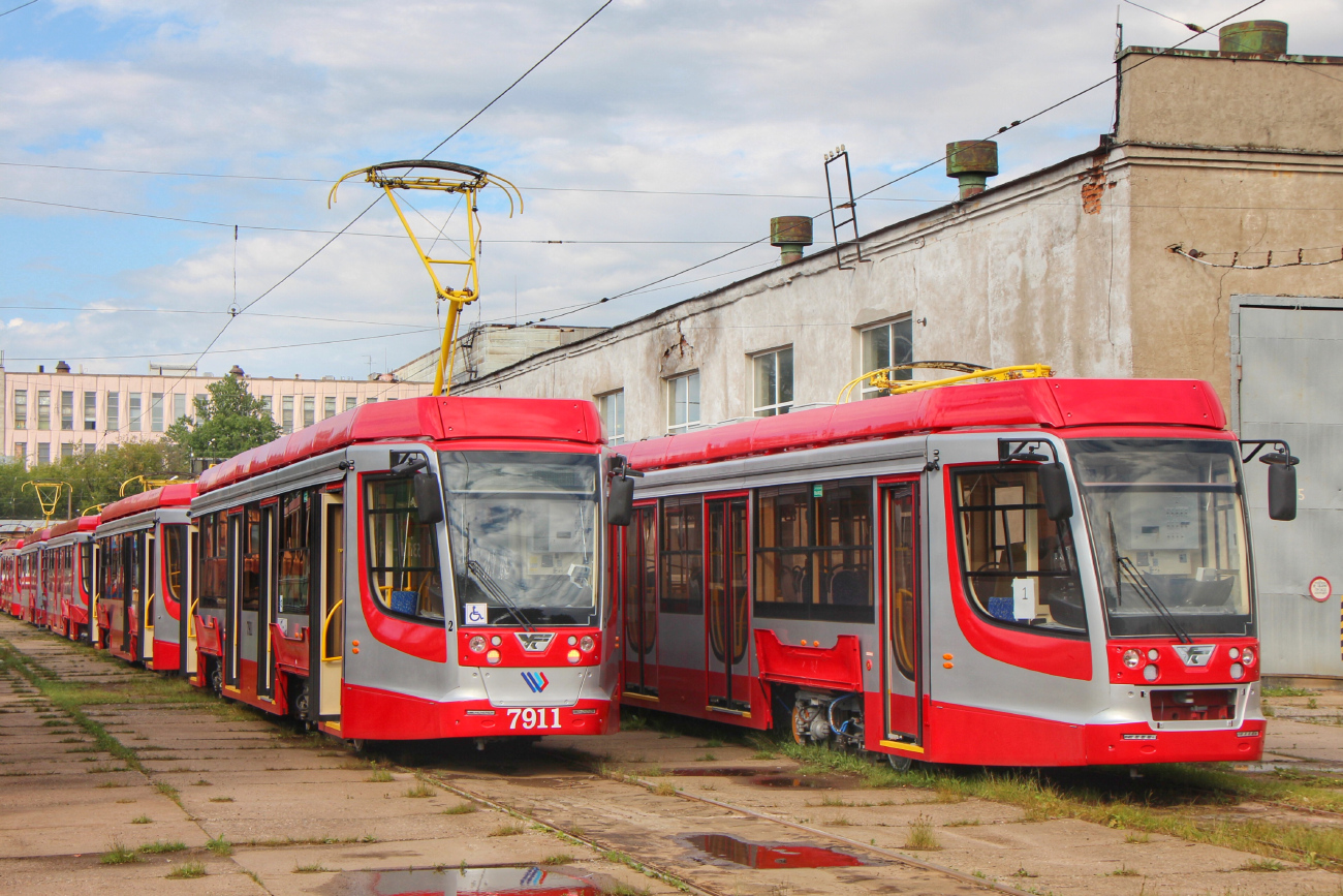 Санкт-Петербург, 71-623-03 № 7911; Санкт-Петербург — Новые трамвайные вагоны