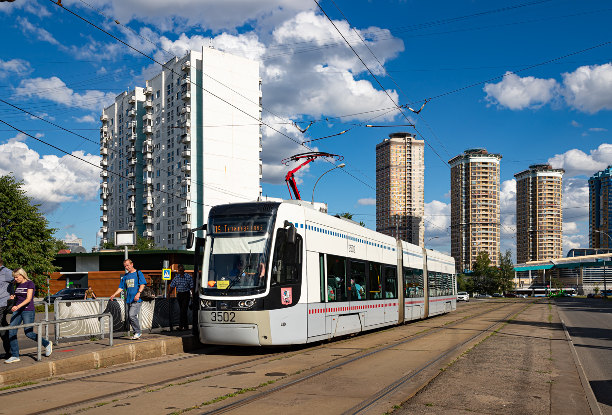 Москва, 71-414 (Pesa Fokstrot) № 3502