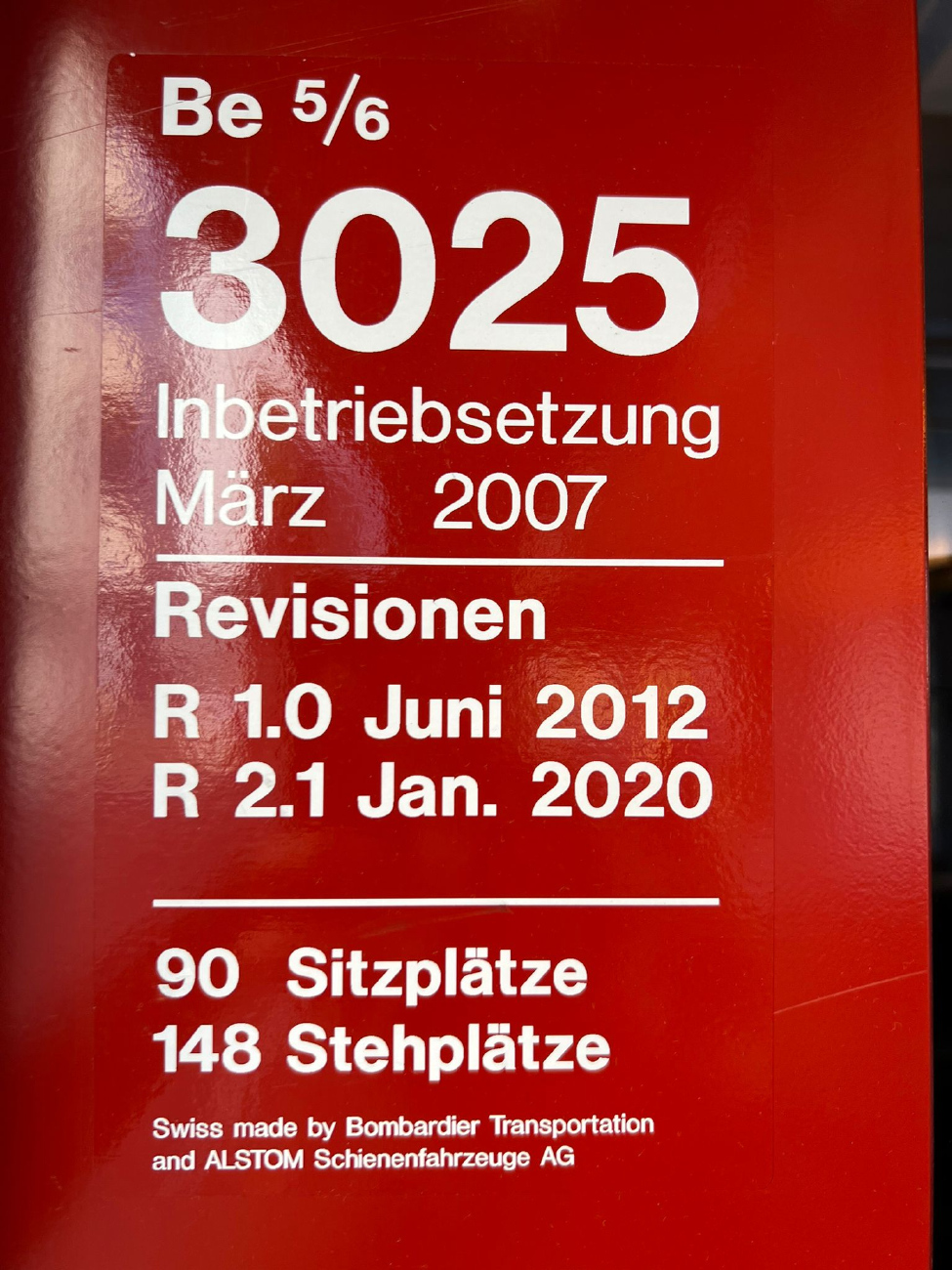 Zürich, Bombardier Cobra Nr. 3025
