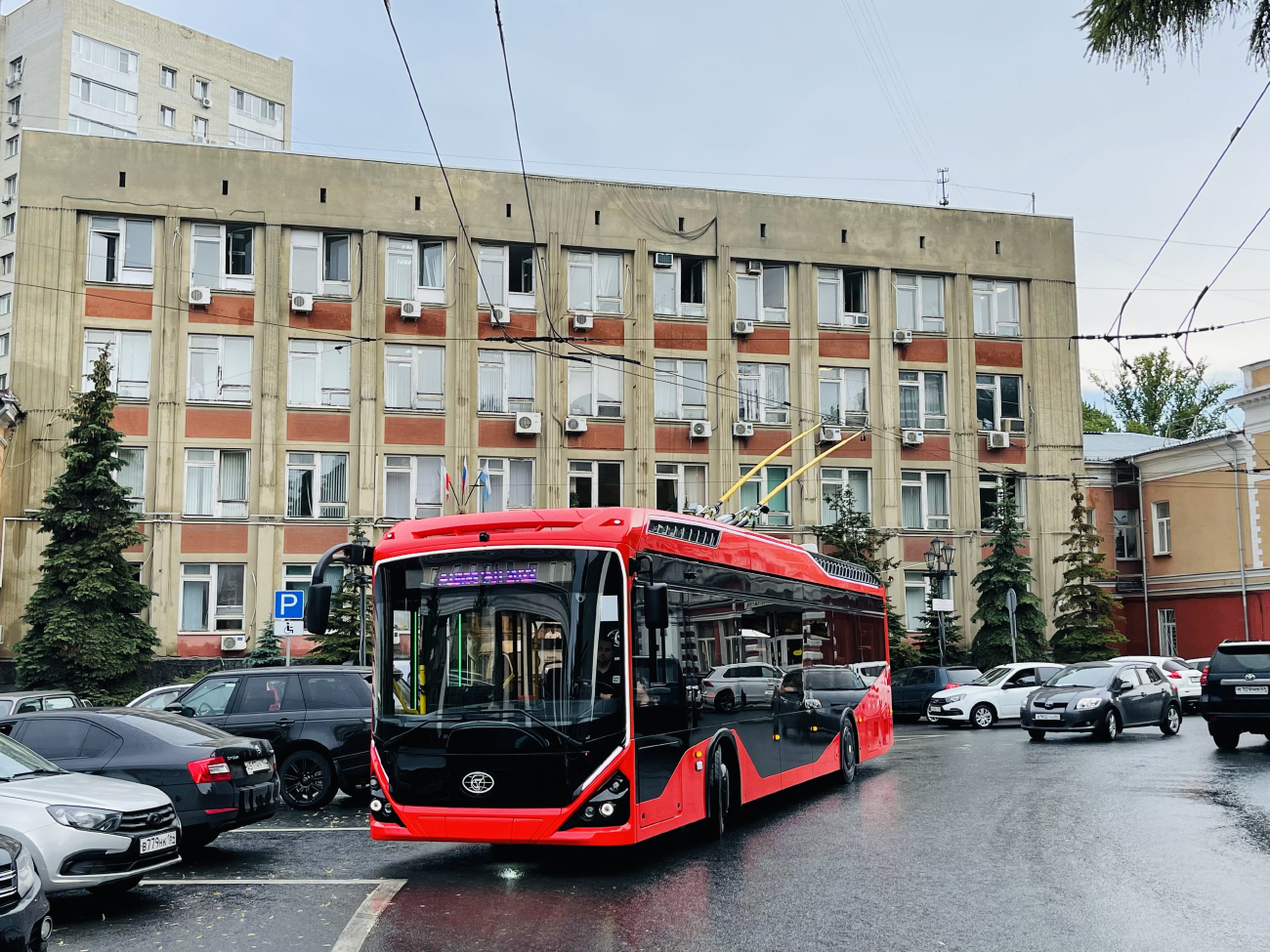 Энгельс, ПКТС-6281.01 «Адмирал» № Б/н; Саратов — Испытания троллейбусов