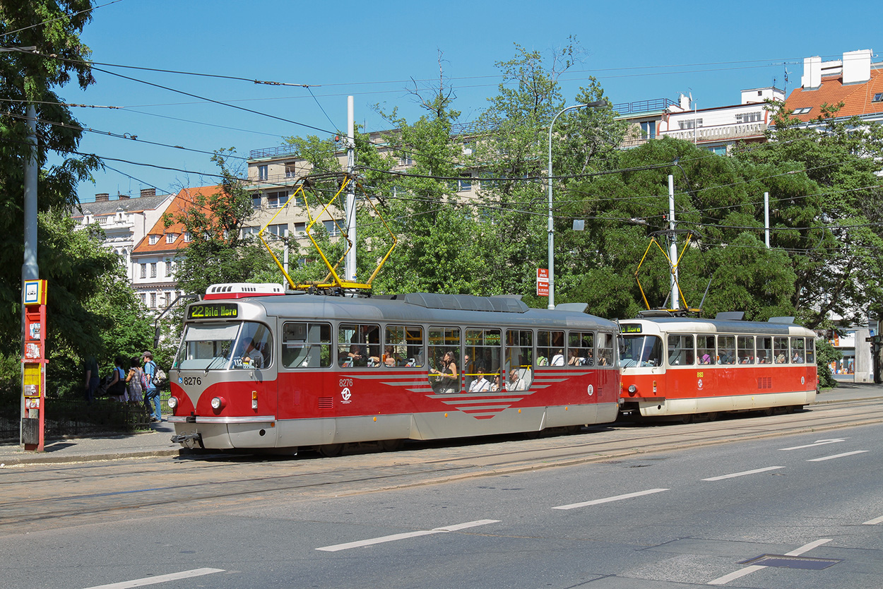 Прага, Tatra T3R.PLF № 8276